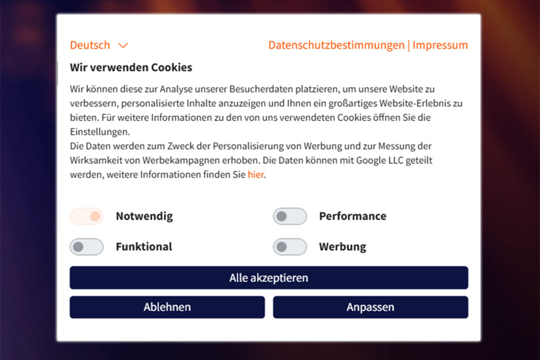 Cookie-Banner