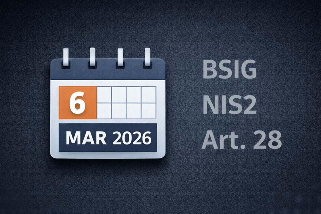 Kalender: 6. März 2026: NIS2 Deadline