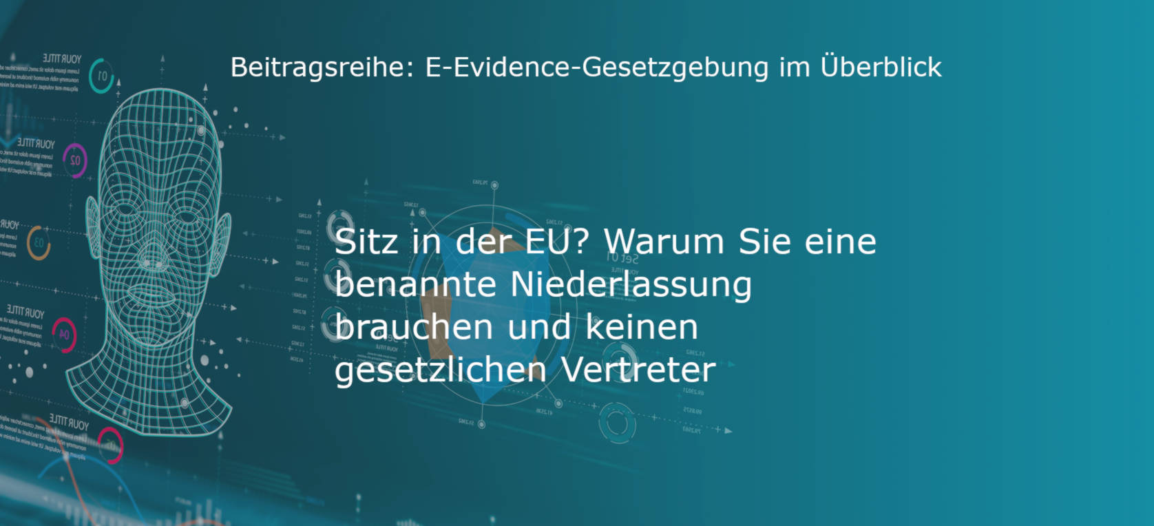 Vorschautext zu E-Evidence benannte Niederlassung, designated establishment