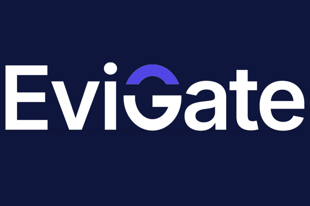 Logo der Firma EviGate, technische und juritische Lösungen für E-Evidence