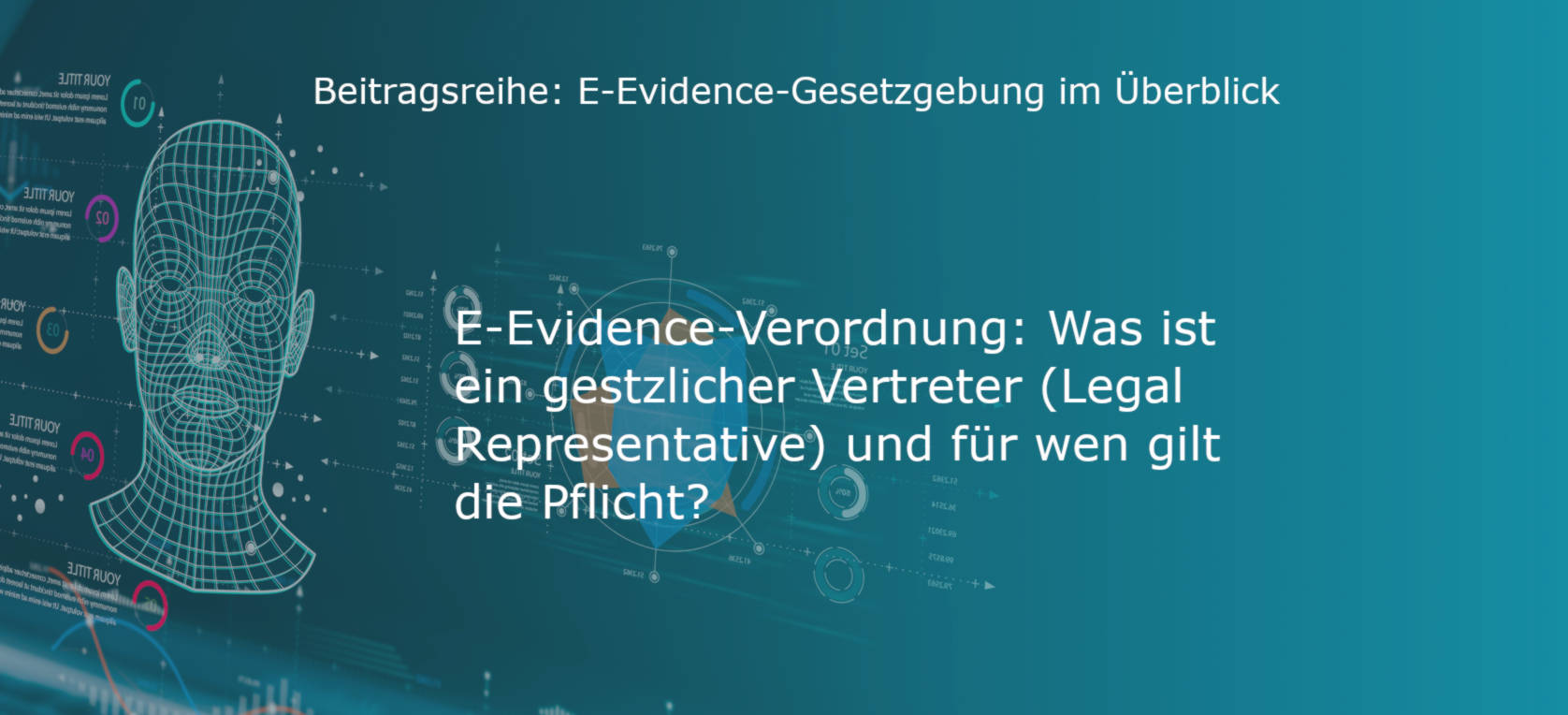 Vorschautext zu E-Evidence gesetzlicher Vertreter, Legal Representative